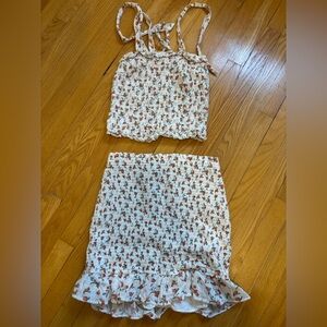 Abercrombie skirt and top matching set